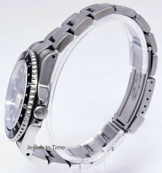 Rolex GMT - Master II Steel Black Dial/Bezel Mens 40mm Watch Box/Papers K 16710 9