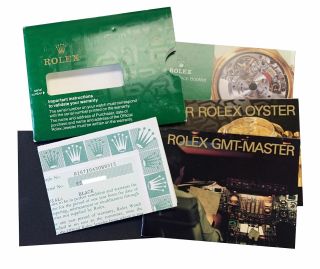 1997 UNPOLISHED Rolex GMT - Master II Coke GREEN STICKER TRITIUM 16710 FULL SET 5