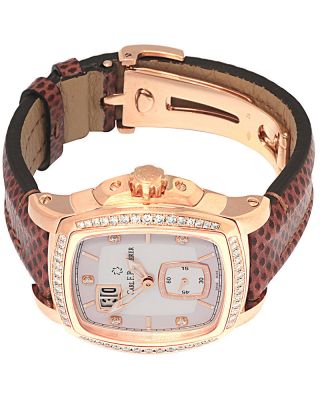 Carl F.  Bucherer 18K Rose Gold Diamond Patravi EvoTec Big Date Automatic Watch 2