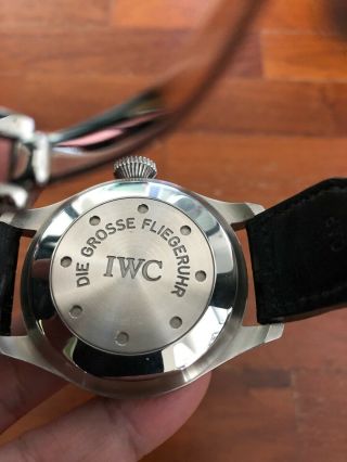 IWC Big Pilot Watch Ref 5002 7 days Power Reserve Automatic Watch 5