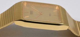 1980s NOS Seiko 5Y95 5008 5000 Stainless Steel Gold Quartz Watch Bracelet 5