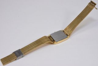 1980s NOS Seiko 5Y95 5008 5000 Stainless Steel Gold Quartz Watch Bracelet 7