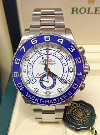 Rolex Yacht - Master Ii 116680 Stainless Steel Box And Papers Serviced By Rolex
