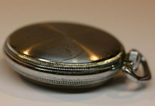 Vintage Hamilton GCT Pocket Watch 24 - Hour Military Black Dial G.  C.  T.  AN - 5740 - 1 9