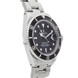Rolex Submariner Auto 40mm Steel Mens Oyster Bracelet Watch Date 16800 4