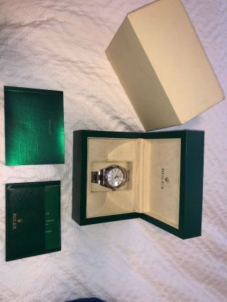 Rolex Stainless Steel datejust 18kt Gold Bezel White Dial 42mm 2