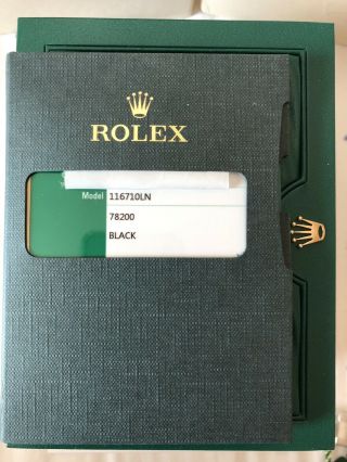Rolex GMT - Master II - 116710LN - Complete Set;Box & Papers (Dated: Dec 2015) 7