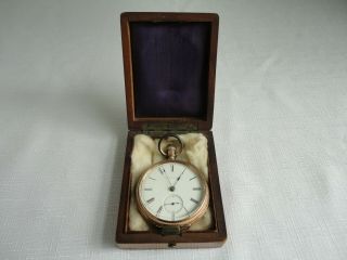 Antique Illinois Watch Co.  Springfield,  Ill.  Gold Filled Pocket Watch