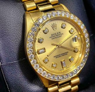 31mm ROLEX Mid - Size 18k Gold Presidential Datejust: Model: 6827 3