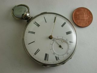 Early Victorian Swiss Detached Lever 13 Jewel Pocket Watch Arnold Adams & Co Ldn