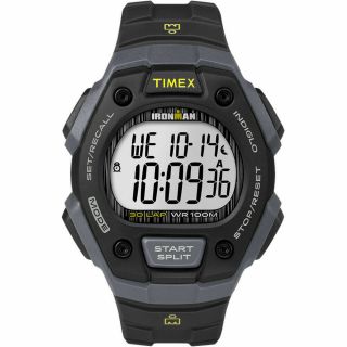 Timex Ironman Classic 30 Lap Full - Size Watch - Black Tw5m09500jv