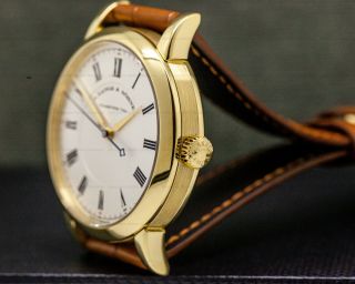 A.  Lange and Sohne 232.  021 Richard Lange 18K Yellow Gold BOX AND PAPERS 4