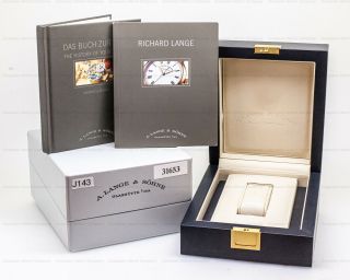 A.  Lange and Sohne 232.  021 Richard Lange 18K Yellow Gold BOX AND PAPERS 7