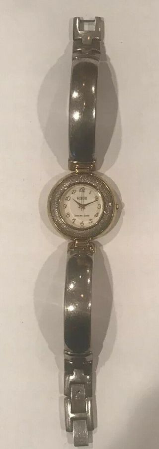 Ecclissi Womens Sterling Silver Watch And Band