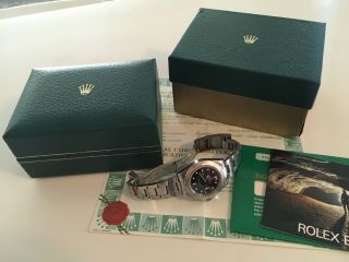 Rolex Explorer Ii 16550 With B&p Complete And Unique Set (box & Papers)