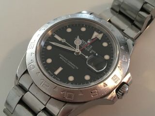 Rolex Explorer II 16550 with B&P COMPLETE and unique set (box & papers) 9