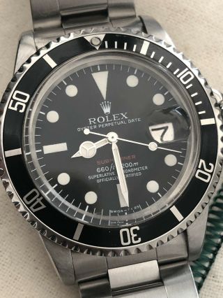 1971 Rolex Red Submariner Date Ref 1680/0 S/S Band w/ Box 2