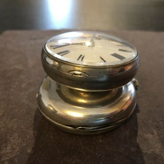 Antique 1833 Pair Case Silver Verge Fusee Pocket Watch ‘J.  Johnson London’ 10