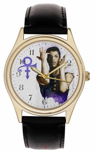 Prince Rogers Nelson Symbolic Purple Art Collectible Commemorative Watch