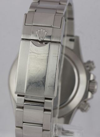 2015 UNPOLISHED Rolex Daytona Cosmograph ENGRAVED REHAUT 116520 Black 40mm Watch 5