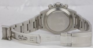 2015 UNPOLISHED Rolex Daytona Cosmograph ENGRAVED REHAUT 116520 Black 40mm Watch 8