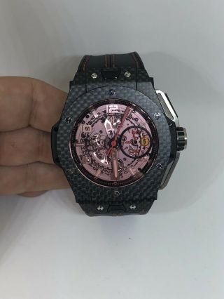 Hublot Big Bang Ferrari Carbon Red Magic Watch Limited Edition Of 1000 4