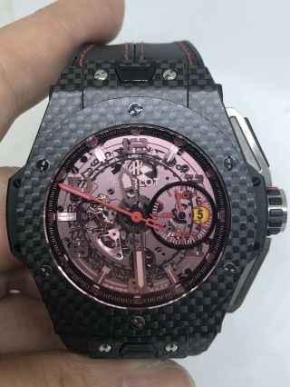 Hublot Big Bang Ferrari Carbon Red Magic Watch Limited Edition Of 1000 5