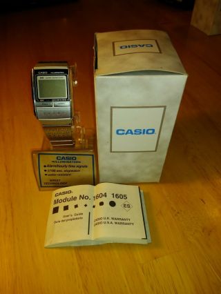 Casio Illuminator A200 Module 1604 Wr Alarm Chronograph Lcd Watch