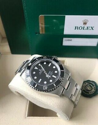 Authentic Rolex Oyster Perpetual Submariner No Date Watch 4