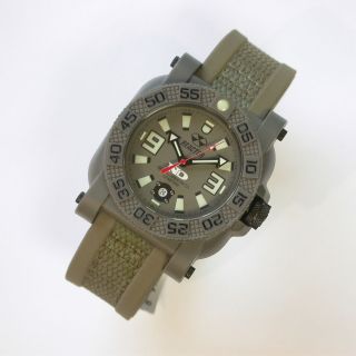 42mm $350 Reactor Ss/polymer Gryphon Earth Nd Dial 200m Dive Watch 73821 Nr