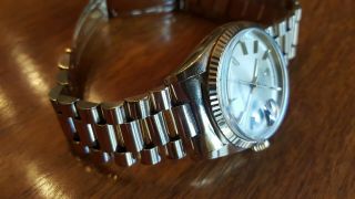 Mens Rolex Day - Date President Solid 18K Yellow Gold Oyster Perpetual Watch. 5