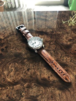 Hamilton 992b 16s 21j Railroad Pocket Wrist Watch Salesman Accurate