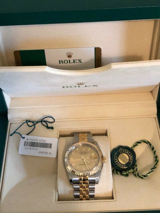 Mens Rolex Perpetual Datejust Oyster Watch 2