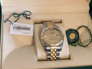Mens Rolex Perpetual Datejust Oyster Watch 3
