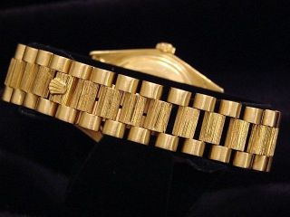 Mens Rolex Day - Date President 18k Yellow Gold Watch Bark Champagne Diamond 18078 7