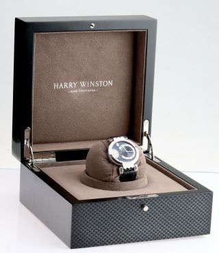 Harry Winston Premier Excenter Ref 200 - Masr37w 18k White Gold Wristwatch