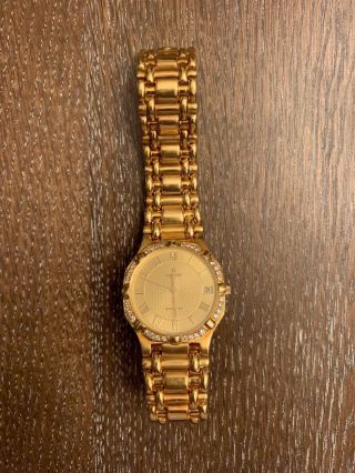 Concord Saratoga 18KT Gold Men ' s Watch With Diamond Bezel 9