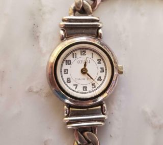 Ecclissi Sterling Silver Women ' s Wristwatch Link Bracelet - 18 - G2790 2