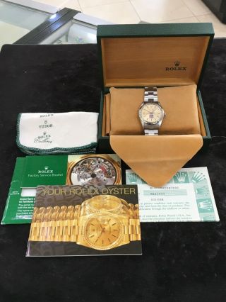 Rolex Air King Dominos 14000 Complete Set Fresh Service