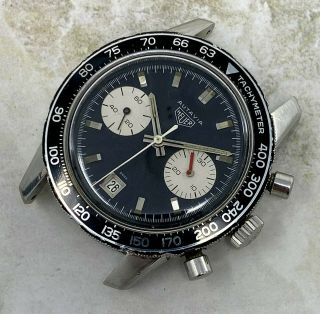 Vintage Heuer Autavia Chronograph Wristwatch Ref.  7863C Dato 40mm Steel Val 7732 3