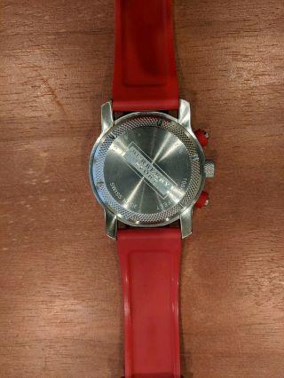 Mens Burberry Sport Red Black Chronograph Watch BU7706 and Papers 3