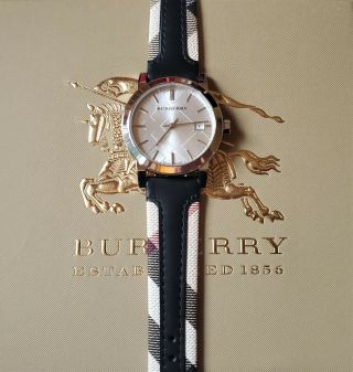 Burberry BU9150 The City Haymarket Check Women ' s Watch 5