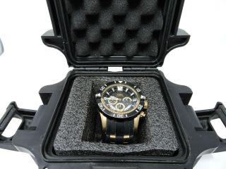 Invicta Watches Pro Diver - Model 23702 Black/gold Watch With Collector Case