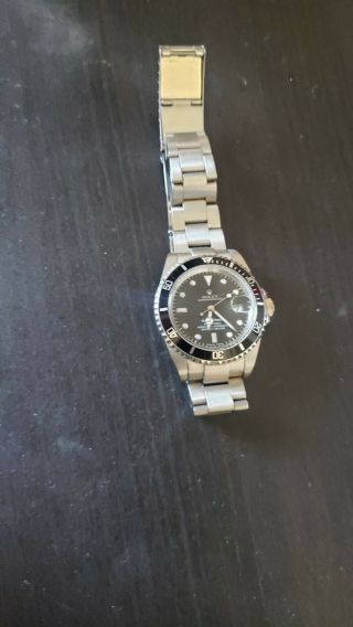 Rolex Submariner Auto 40mm Steel Mens Oyster Bracelet Watch 114060 6
