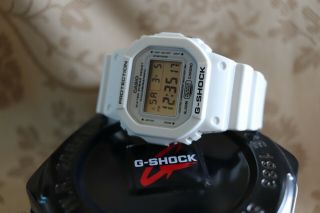 Casio G - Shock White Marine Alarm Chronograph Men 