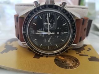 Vintage Omega Speedmaster Professional Moon Watch 145.  022 and booklet 4