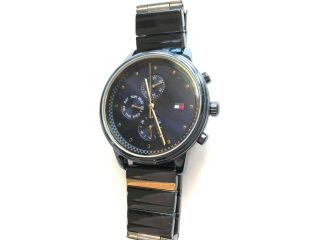 Tommy Hilfiger Watch $165 Blue Tone Over Stock With Tags Th.  184.  3.  34.  2384