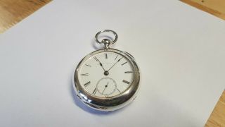 18s York Watch Co Material,  Hampden Assembled 15 Jewel Keywind Pocket Watch