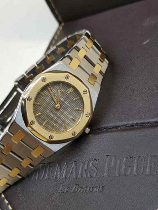 Audemars Piguet Royal Oak 18K Yellow Gold & Stainless Steel Ladies Quartz Watch 5