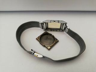 Vintage Mens Art Deco Swiss Made Mechanical Watch - 3
